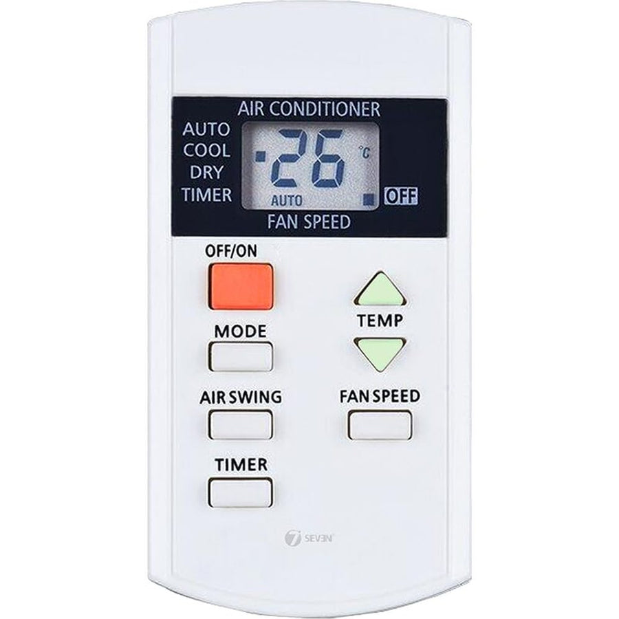 Symphora Compatible for Panasonic AC Remote Original A75C3740 Model 44A Suitable for 1 1.5 2 Ton Split or Window Air Conditioner