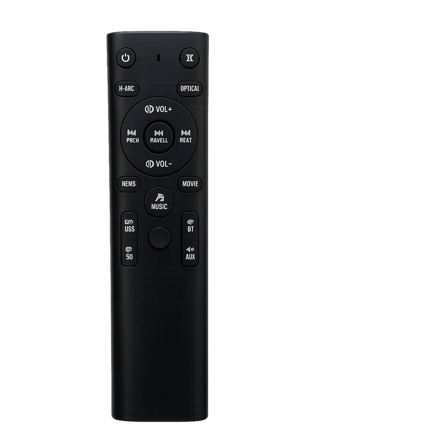 Govo soundbar remote for GoSurround - Symphora
