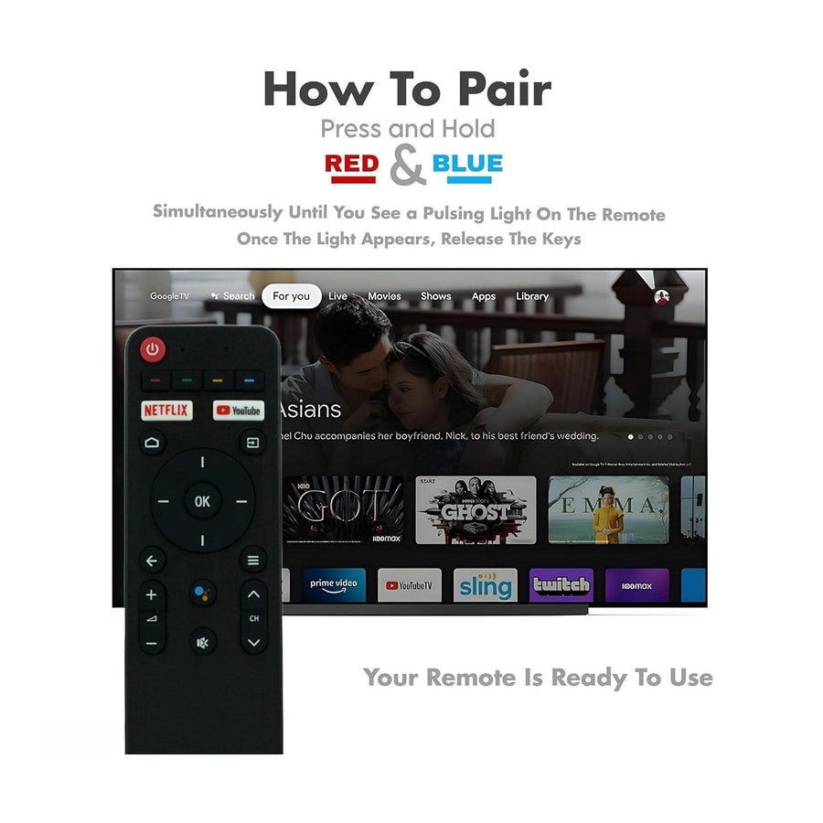 Haier tv Remote HTR-U28 ( Voice Command )