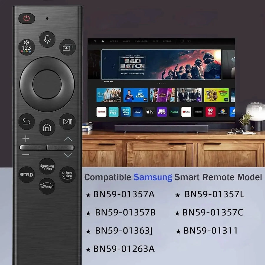 Voice Remote Control Compatible with Samsung Smart LED TV BN59-01385A for Samsung Smart 4K NEO QLED OLED TV- Symphora