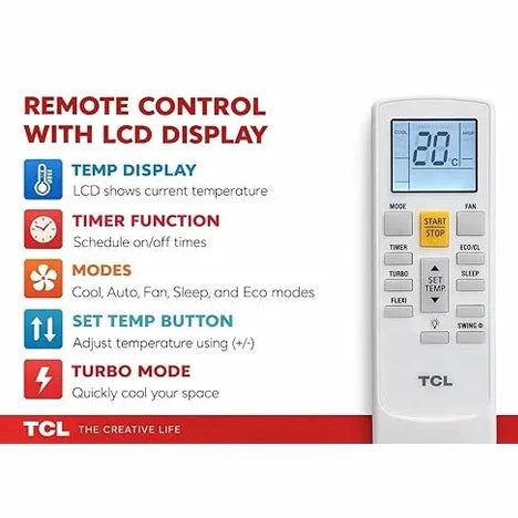 Tcl inverter ac remote - Symphora