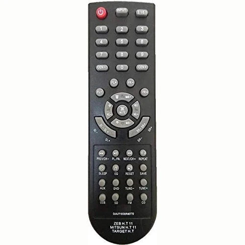 Zebronics soundbar remote for Zeb BT 8490 RUCF / Radiant - Symphora