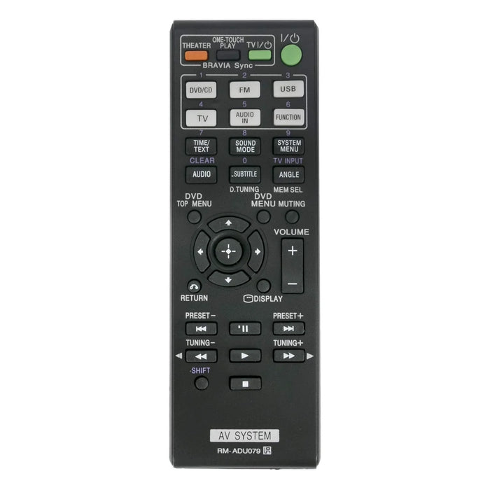 RM-ADU079 RMADU079 Replacement Remote Control fit for Sony Home Theatre Satellite Speakers DAV-TZ215 DAVTZ215 HBD-TZ210 HBD-TZ230 HBD-TZ510 HBD-TZ630 HBD-TZ710 HBDTZ210 HBDTZ230 HBDTZ510 HBDTZ630 HBDTZ710 - Symphora