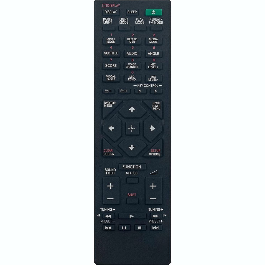 RMT-AM420U RMTAM420U Remote Control Fit for Sony Audio Stereo System MHC-V21D MHC-V41D MHC-V71D MHC-V42D MHC-V72D HCD-M60D HCD-M80D MHC-M60D MHC-M80D MHC-V82D MHCV82D MHC-V77DW MHC-V81D - Symphora