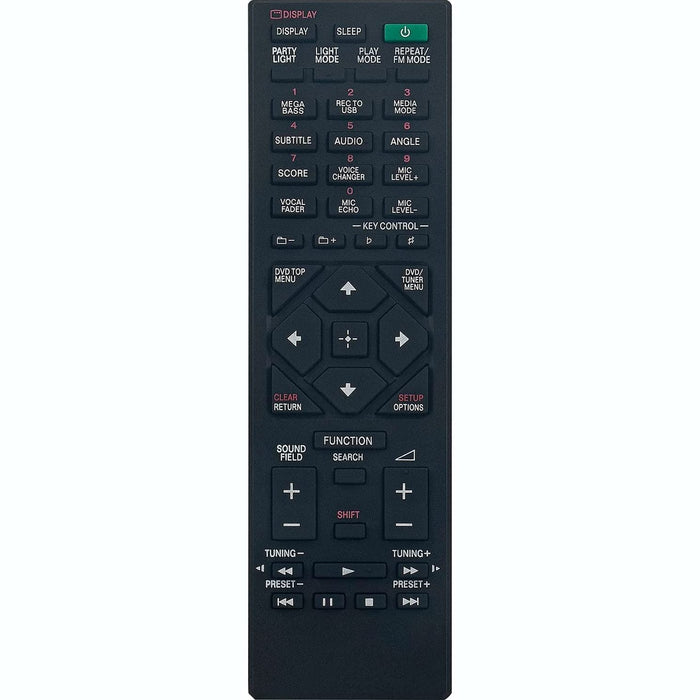 Sony music system remote - Symphora