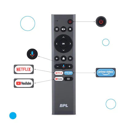 BPL tv remote( voice command ) - Symphora