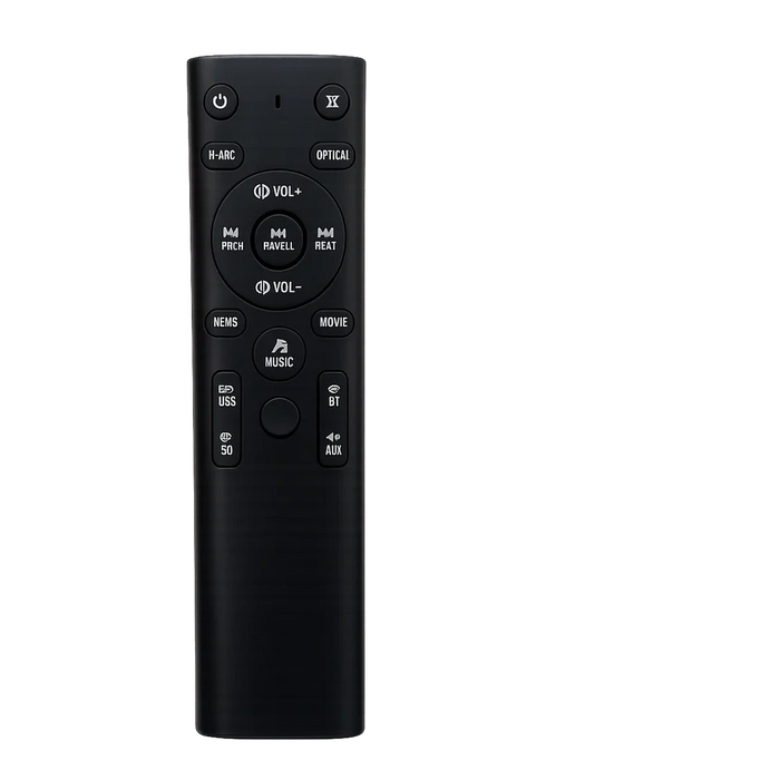 Govo soundbar remote for GoSurround - Symphora