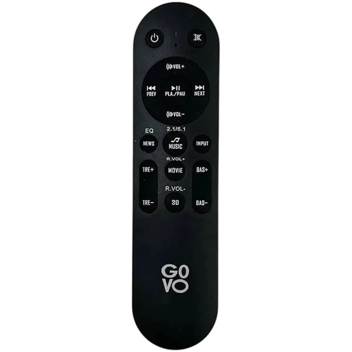 Govo soundbar remote for GoSurround - Symphora