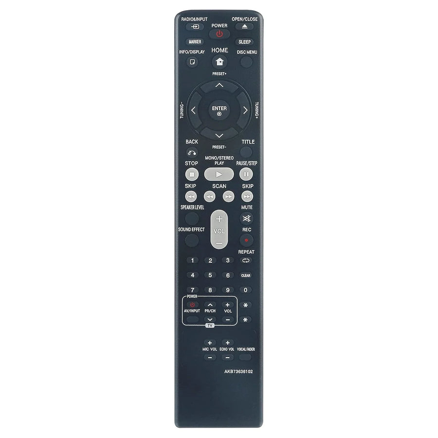 AKB73636102 Remote Control fit for LG Home Theater DVD DH4130S LHD625 HT532 HT805 HT304 HT305 HT806 HT906 DH6230S HT805ST HT805THW HT806ST HT953TV HW554TH HT805ST - Symphora