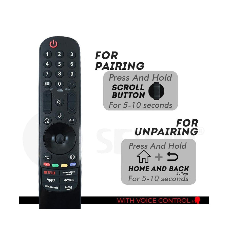 Symphora Lg Tv Magic Remote Original Model AKB76043105 Suitable for Smart Android 4K FHD UHD OLED QLED 32 43 55 65 75 Inches Television