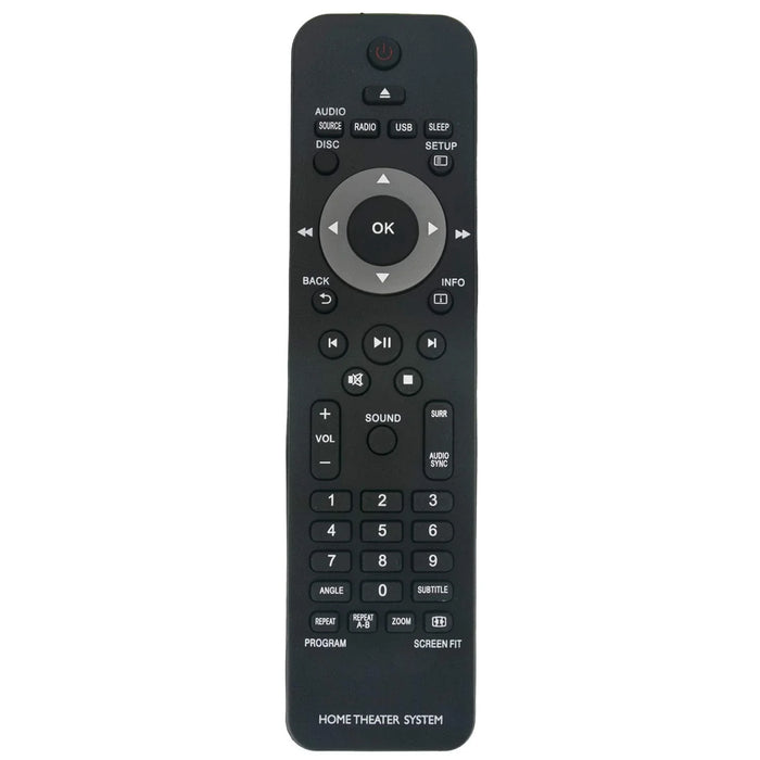 Philips Home Theater System Remote for HTD3200 HTS2200 HTS2500 HTS2511 HTS3019 HTS3020 HTS3201 HTS3269 HTS3270 HTS3277 HTS3373 HTS3376 HTS3377 HTS3510 HTS3520 HTS3530