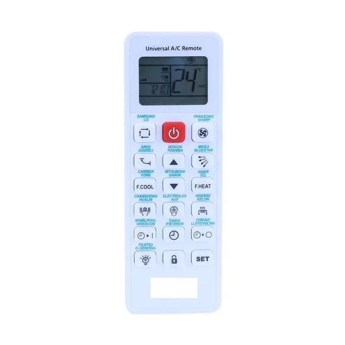 Universal ac remote - Works with almost all Indian Ac's - Symphora