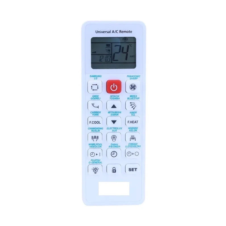 Universal ac remote - Works with almost all Indian Ac's - Symphora