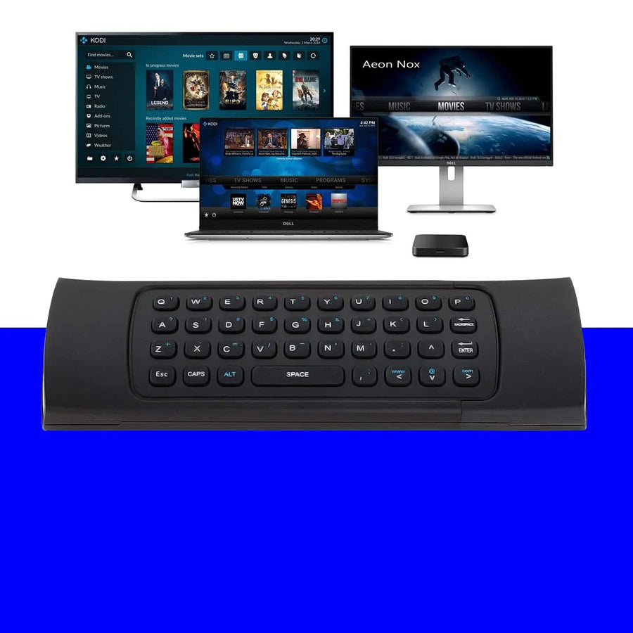 Air Fly Mouse Universal Remote with Keyboard & Intelligent IR Learning - Symphora