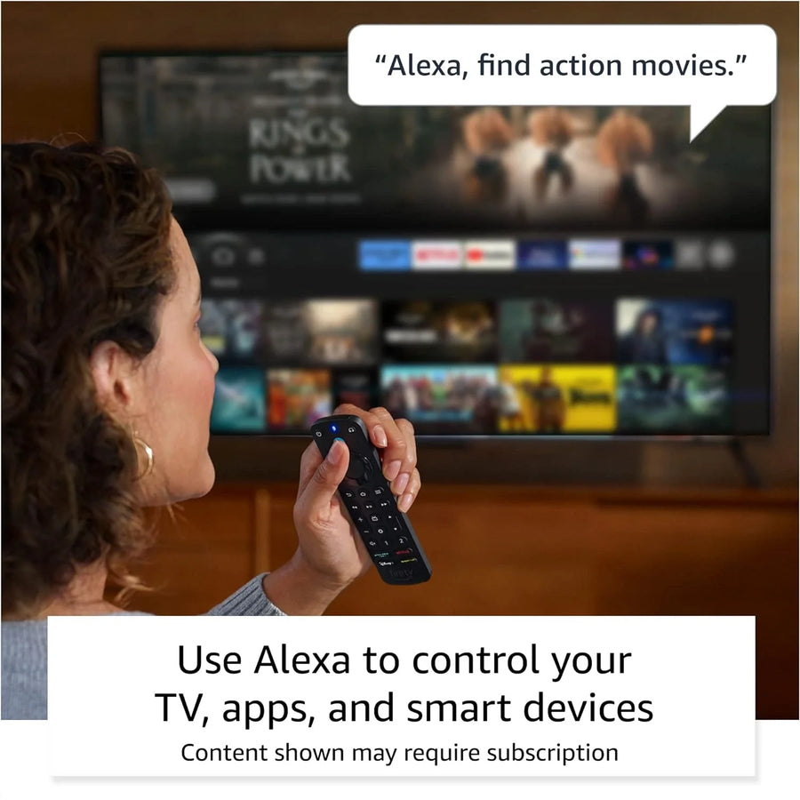 Alexa Voice Remote Pro, includes remote finder, TV controls, backlit buttons, requires compatible Fire TV device - Symphora
