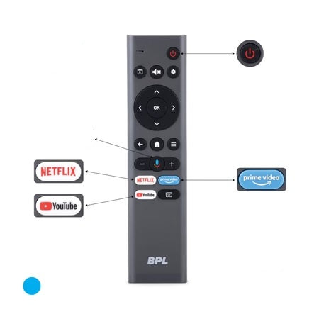 BPL tv remote ( Non-voice ) - Symphora
