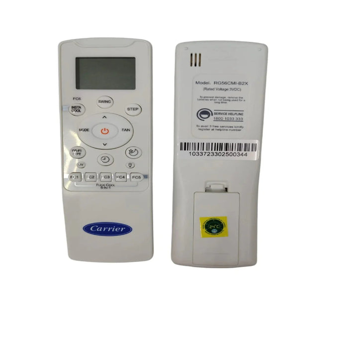 Carrier ac remote RG56CMI-B2X - Symphora
