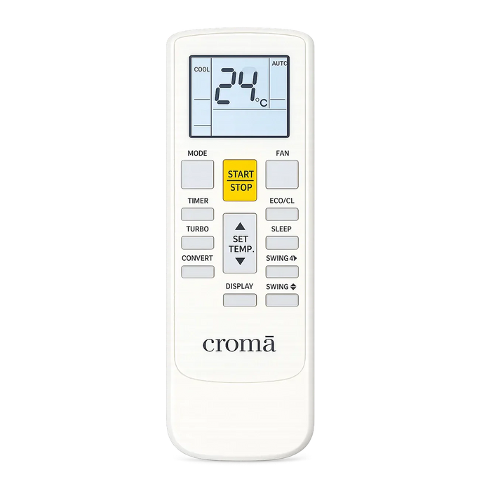 Croma ac remote - Efficient replacement
