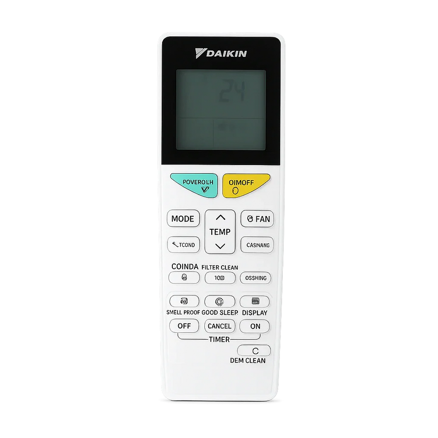 Daikin ac remote - Symphora