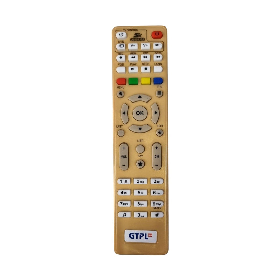 Gtpl set top box remote ( Unbreakable ) - Symphora
