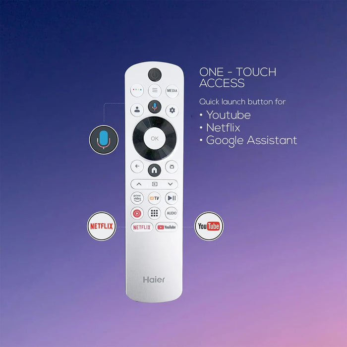 Haier Google tv remote - Symphora