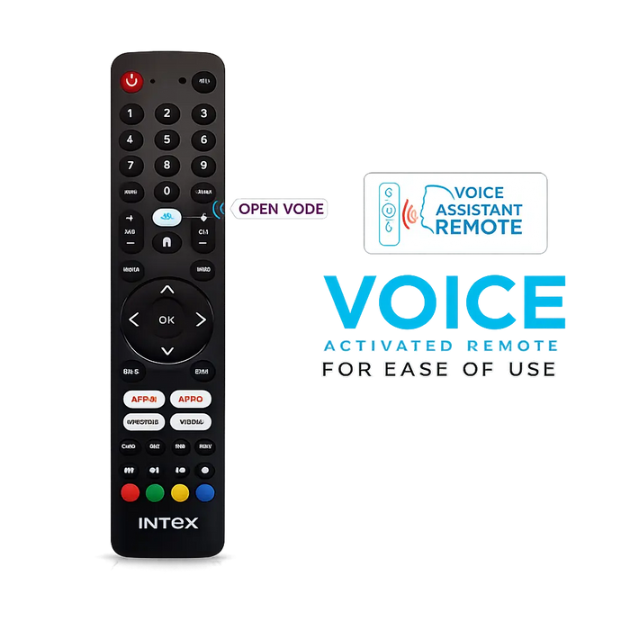 Intex tv remote ( Voice command ) - Symphora