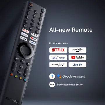 Mi X Pro tv Remote Control with google voice command L43MB-APIN - Symphora