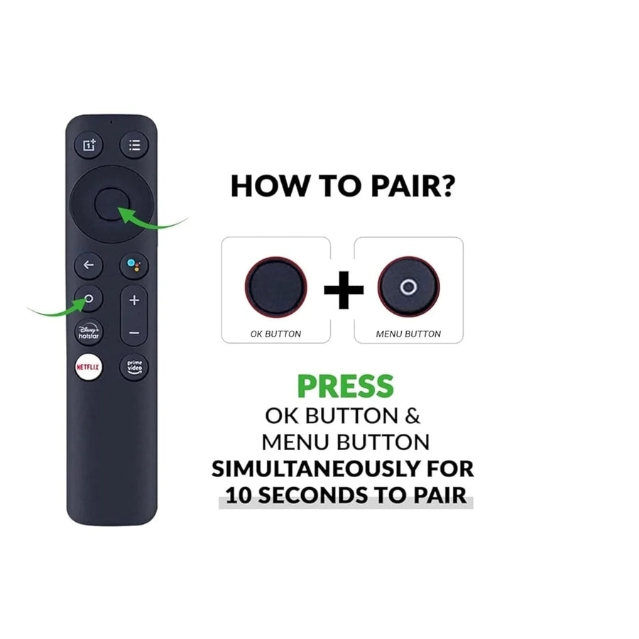 OnePlus tv remote ( Voice command ) - Replacement for original Y1S / Y1S Pro / U1S