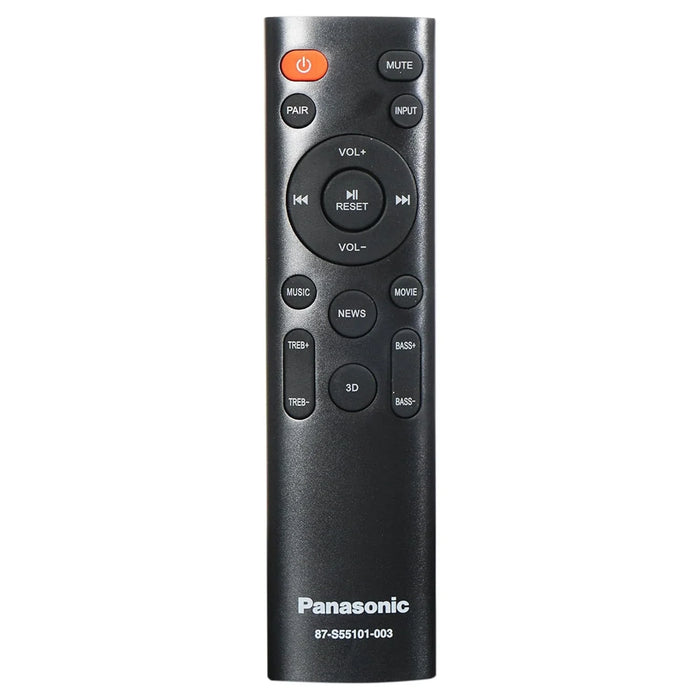 Panasonic soundbar remote - Symphora