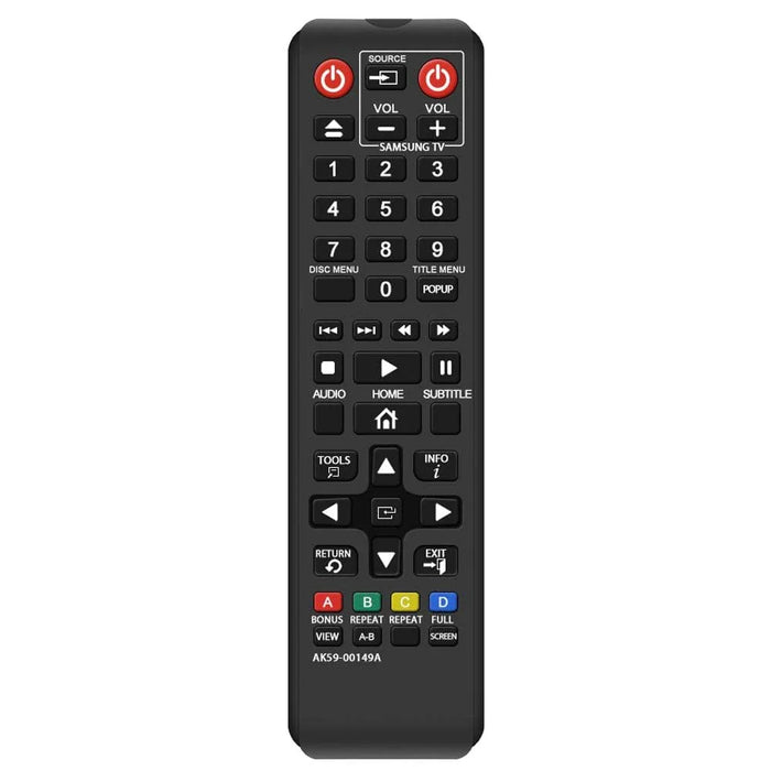 Samsung Bluray disc player remote- Symphora