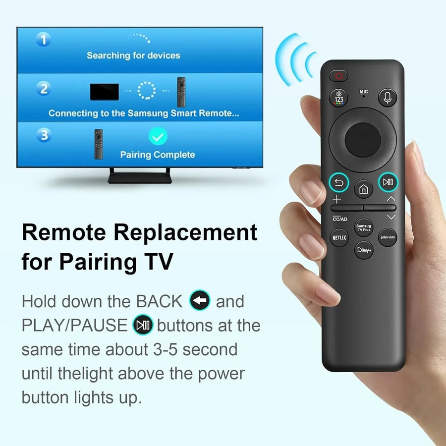 Universal Voice Remote for Samsung Smart tv - All OLED QLED UHD 4K Model - Symphora