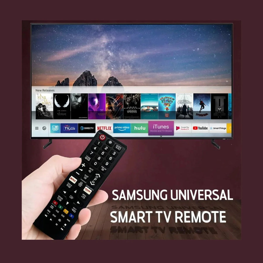 Samsung tv Remote Control for Original Samsung LCD LED OLED QLED UHD HD Plasma 3D Smart Hub- Symphora