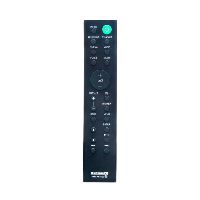 RMT-AH412U Replacement Remote fit for Sony Home Theatre System HT-S20R HT-S500RF HT-S700RF SS-S20R SA-WS20R SS-SS20R SA-WS500RF SS-SS500RF SS-S500RF SS-SS700RF SS-S700RF SA-WS700RF - Symphora