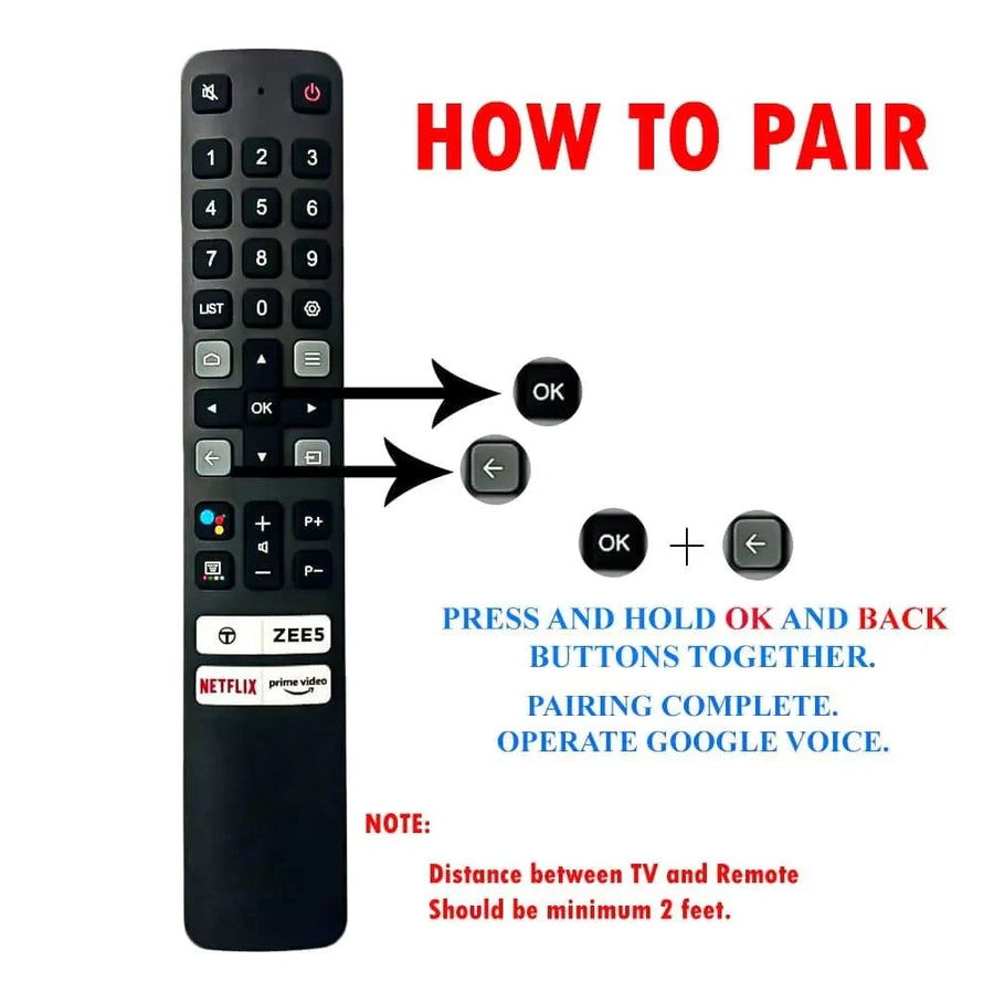 TCL Google Tv Remote - Symphora