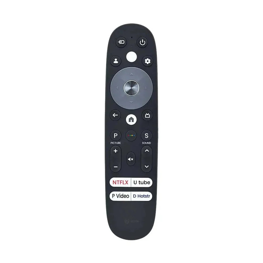 Vu Google Smart Tv Remote Suitable for Original Model 43CA 65CA 43VIBE 50VIBE 55VIBE 65VIBE Vibe Tv and Premium Series QLED UHD 4K Television ( Non-Voice ) - Symphora